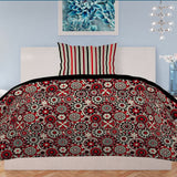 Printed Single Percale Finish Bed Sheet 2 Pcs - Multi, Single Size Bed Sheet, Chase Value, Chase Value