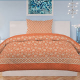 Printed Single Percale Finish Bed Sheet 2 Pcs - Multi, Single Size Bed Sheet, Chase Value, Chase Value