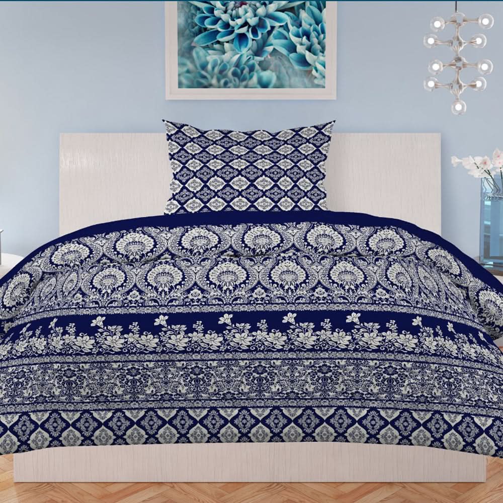 Printed Single Percale Finish Bed Sheet 2 Pcs - Multi, Single Size Bed Sheet, Chase Value, Chase Value