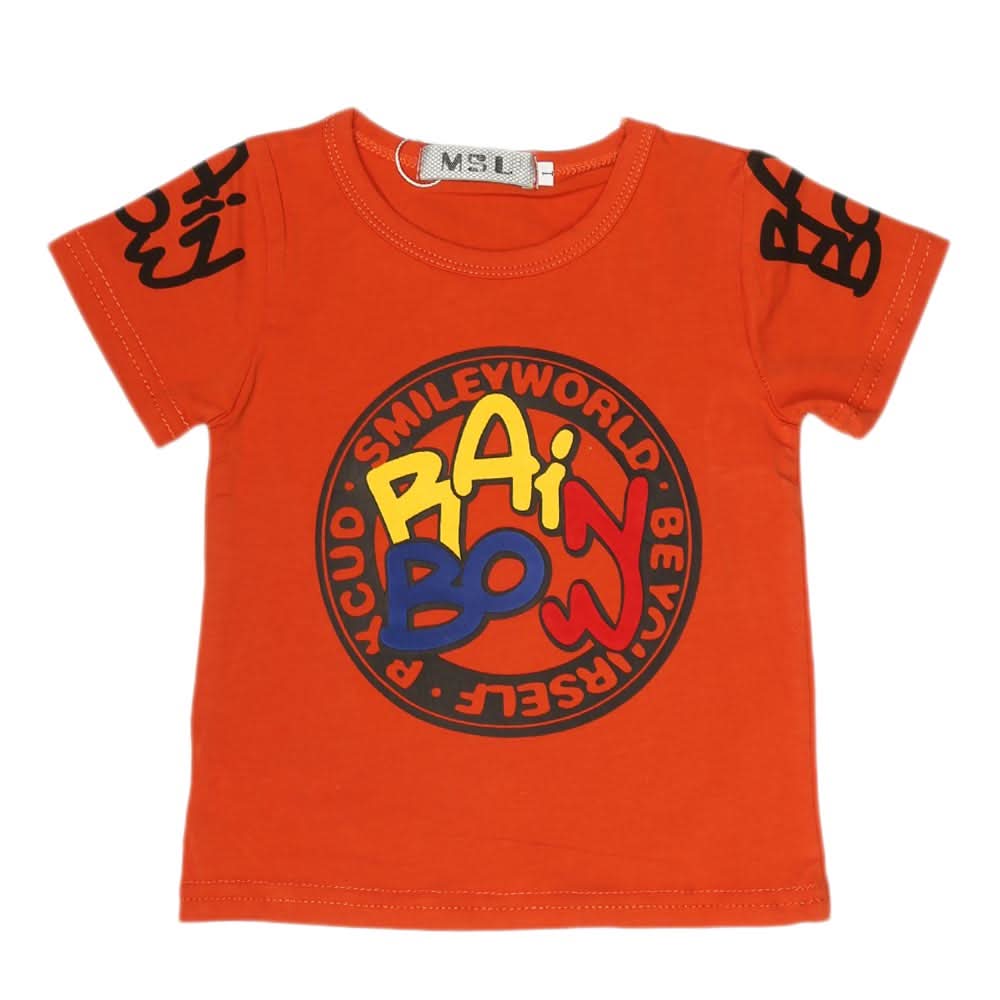 Newborn Boys T-Shirt - Orange, Kids, NB Boys Shirts And T-Shirts, Chase Value, Chase Value