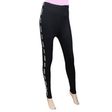 Women's Side Print Tight 39" Black, Women, Pants & Tights, Chase Value, Chase Value
