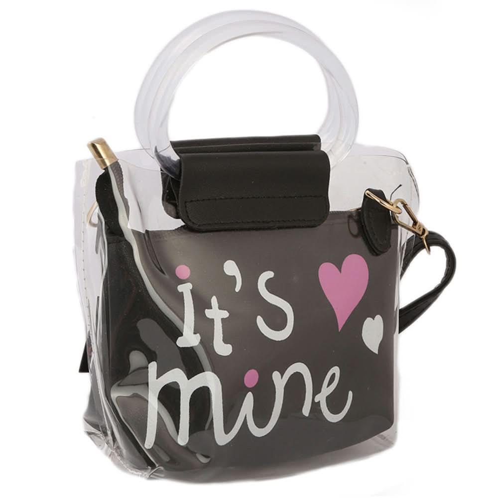 Girls Shoulder Bag 001 - Black, Kids, Kids Bags, Chase Value, Chase Value