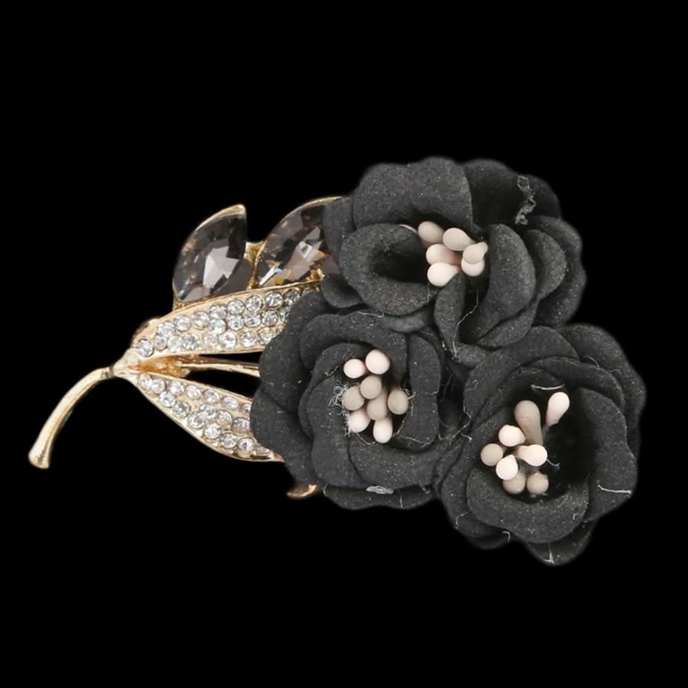 Women's Scarf Brooch - Black, Women, Scarf Pins & Brooches, Chase Value, Chase Value