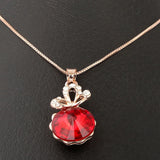 Women's Fancy Locket Set - Red, Women, Chains & Lockets, Chase Value, Chase Value
