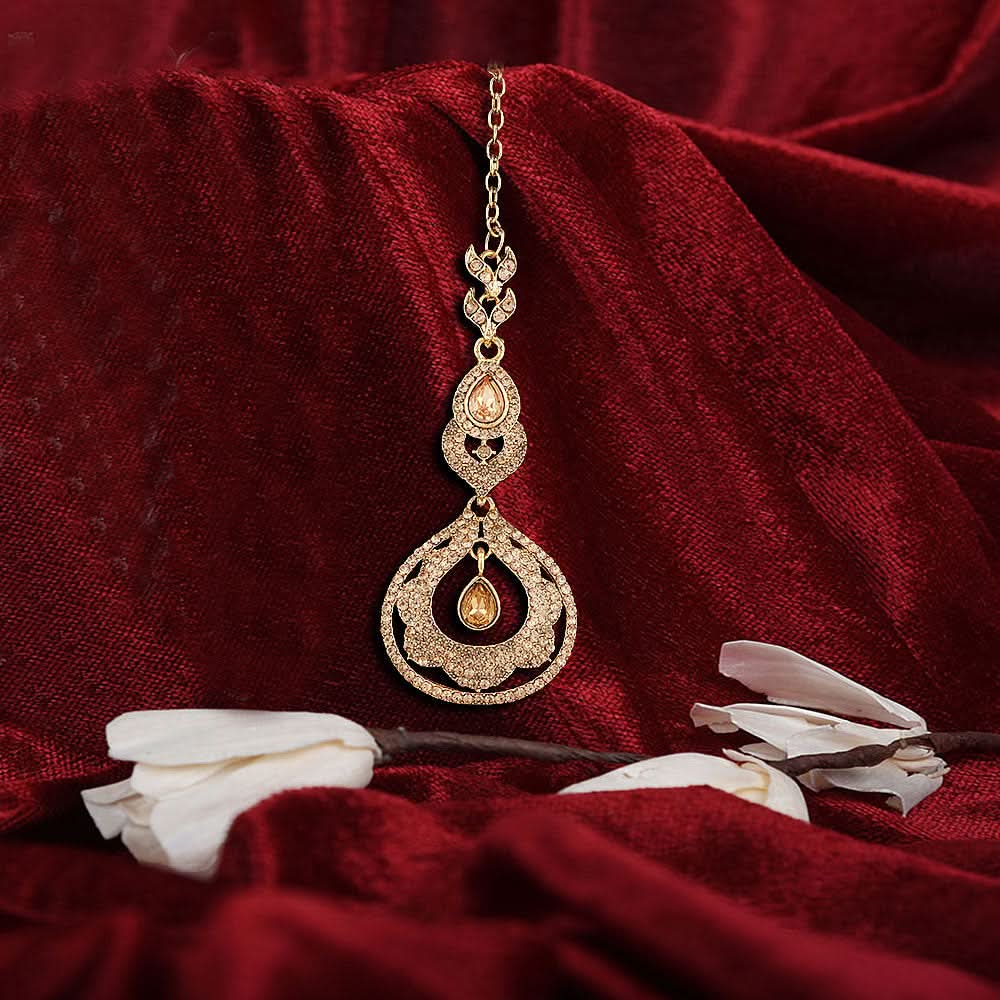 Women's Fancy Forehead Jewellery - Golden - test-store-for-chase-value
