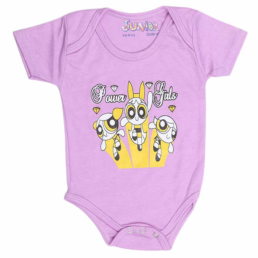 Newborn Girls Romper - Purple, Kids, NB Girls Rompers, Chase Value, Chase Value