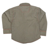 Newborn Full Sleeves Casual Shirt - Olive Green, Kids, NB Boys Shirts And T-Shirts, Chase Value, Chase Value