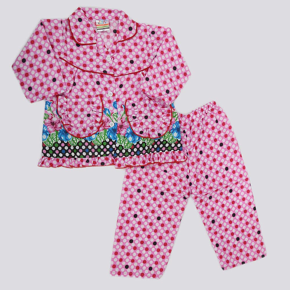 Girls Night Suit - Pink, Kids, Girls Sets And Suits, Chase Value, Chase Value