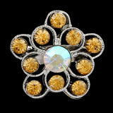 Women's Fancy Brooch - Mustard, Women, Scarf Pins & Brooches, Chase Value, Chase Value