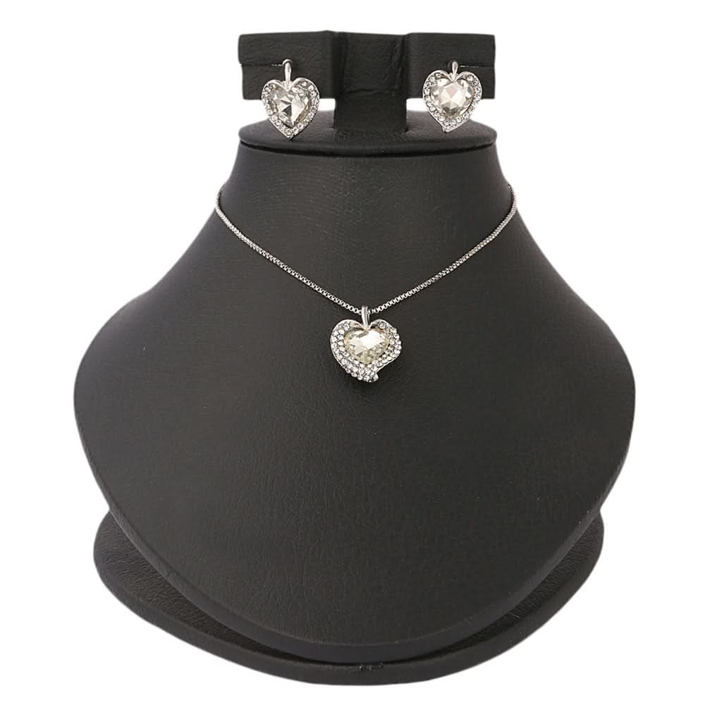 Women's Fancy Locket Set - White, Women, Chains & Lockets, Chase Value, Chase Value