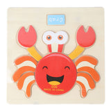 Wooden Crab Puzzle - Red - test-store-for-chase-value