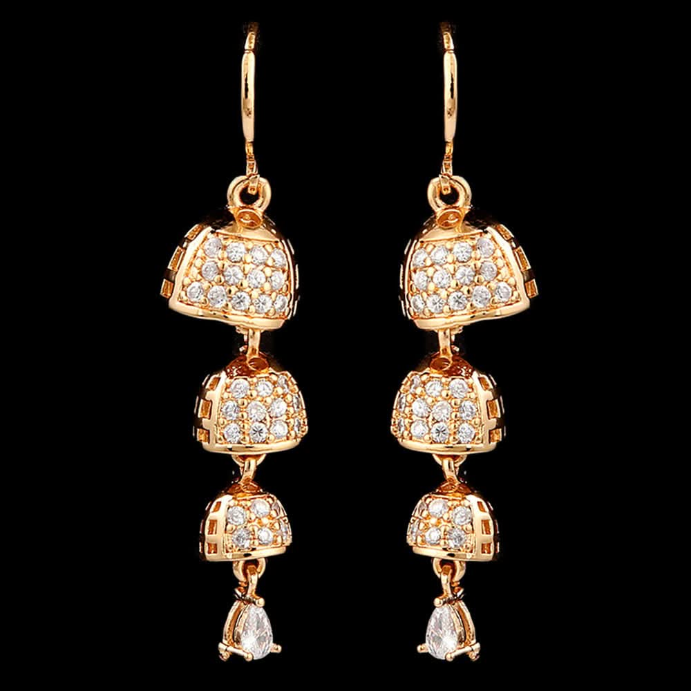 Women's Jhumki - Golden, Women, Earrings & Tops, Chase Value, Chase Value