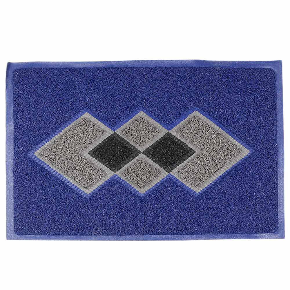 PVC Door Mat 15 x 22 - Blue, Home & Lifestyle, Mats, Chase Value, Chase Value