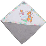 Newborn Baby Bath Towel - Grey, Kids, Bath Accessories, Chase Value, Chase Value