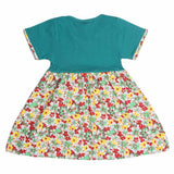 Girls Half Sleeve Fancy Frock - See green - test-store-for-chase-value