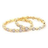 Women's Bangle- Golden, Women, Bangles & Bracelets, Chase Value, Chase Value