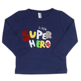 Boys Full Sleeves T-Shirt - Navy Blue, Kids, Boys T-Shirts, Chase Value, Chase Value
