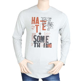 Men's Full Sleeves T Shirt - Light Grey, Mens T-Shirts, Chase Value, Chase Value