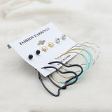 Women's Ear Bali - Cyan, Women, Earrings & Tops, Chase Value, Chase Value