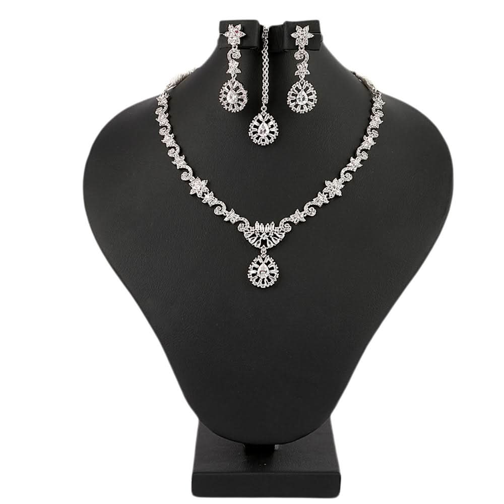 Women's Fancy Jewellery Set - Silver, Women, Jewellery Set, Chase Value, Chase Value