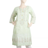 Women's Stitched Kurti - Green, Women, Ready Kurtis, Chase Value, Chase Value