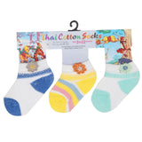 Newborn Socks Pack Of 3 - B, Newborn Caps, Shoes & Socks, Chase Value, Chase Value
