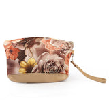 Women's Flower Printed Pouch - Beige, Women, Bags, Chase Value, Chase Value