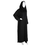 Women's Front Open Abaya - Black, Women Abayas, Chase Value, Chase Value