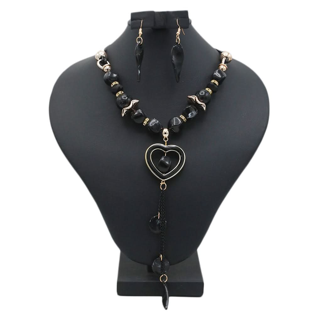 Women's Funky Mala - Black, Women Jewellery Set, Chase Value, Chase Value