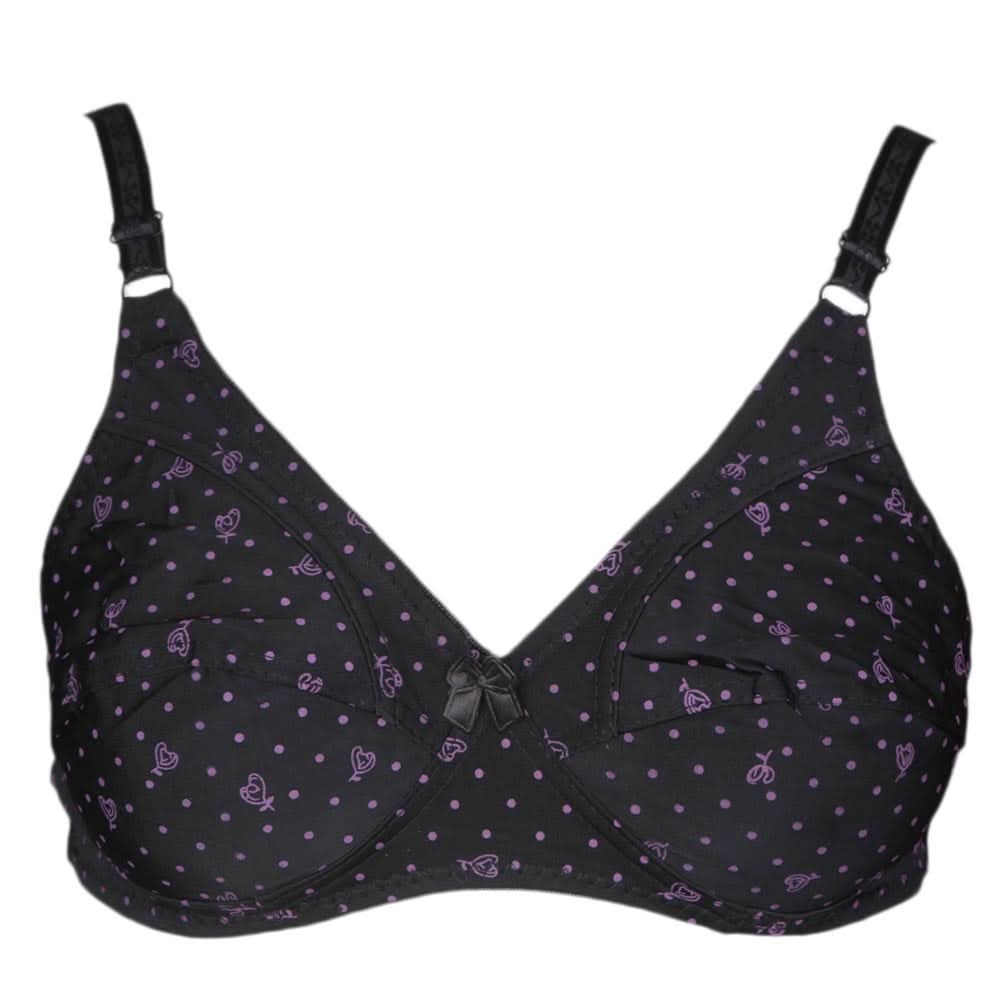 Women's Cotton Bra - Black, Women, Bras, Chase Value, Chase Value