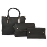 Women's Handbag 3Pcs 8842 - Black, Women, Bags, Chase Value, Chase Value