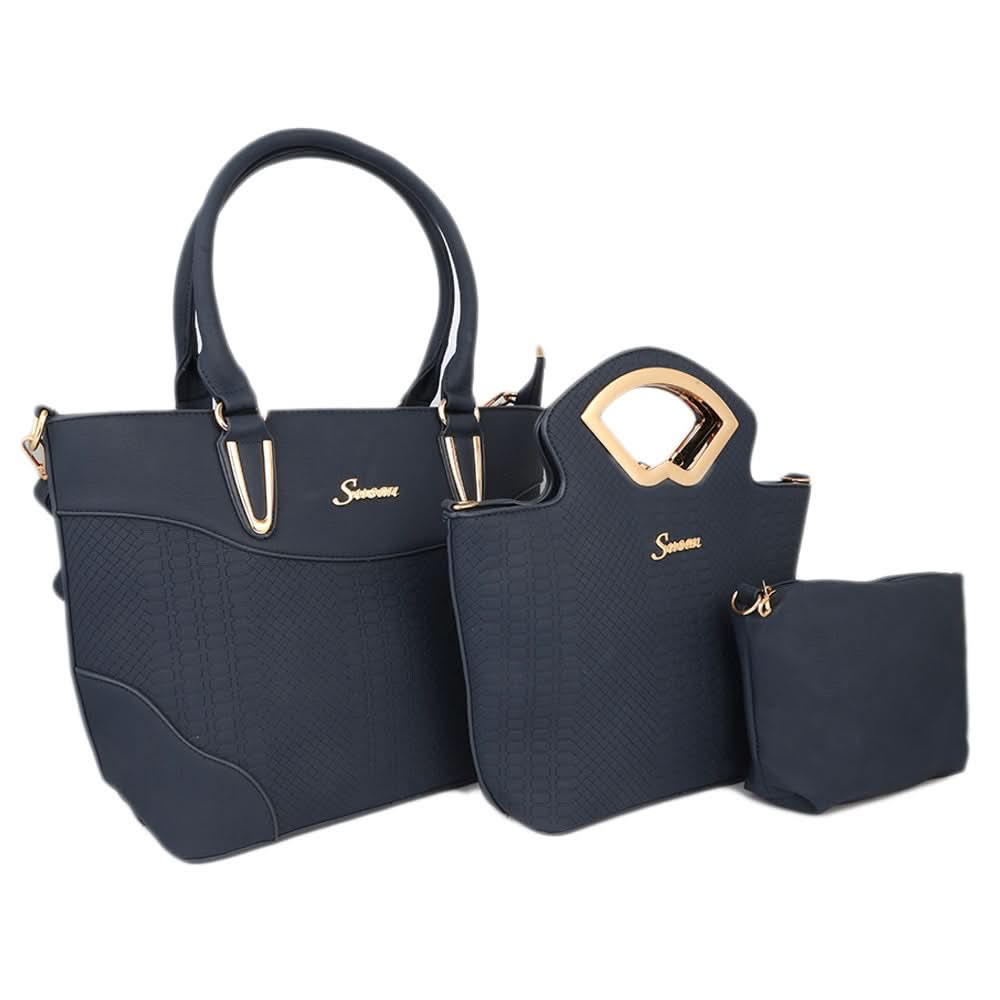 Women's Handbag 3Pc 9724 - BLUE, Women, Bags, Chase Value, Chase Value