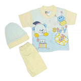 Newborn Boys Suits 3Pcs - Blue, Kids, NB Boys Sets And Suits, Chase Value, Chase Value