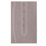 Men's Mashriq Embroidered Un-Stitched Suit - Brown, Men, Unstitched Fabric, Chase Value, Chase Value