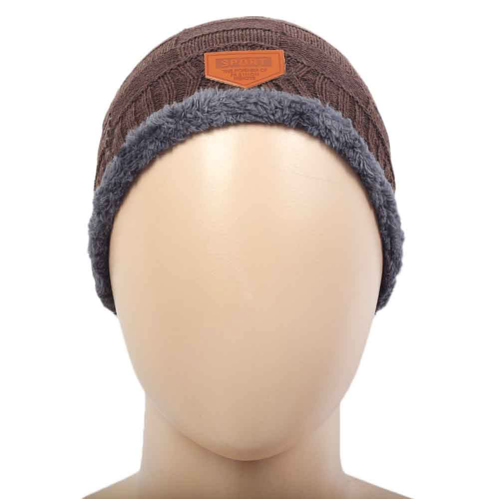 Men's Woolen Cap - Brown, Men's Caps & Hats, Chase Value, Chase Value
