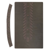 Men's Mashriq Embroidered Un-Stitched Suit - Brown, Men, Unstitched Fabric, Chase Value, Chase Value