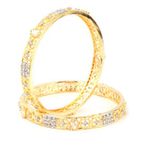 Women's Bangle- Golden, Women, Bangles & Bracelets, Chase Value, Chase Value