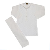 Boys Chicken Shalwar Suit - White, Kids, Boys Shalwar Kameez, Chase Value, Chase Value
