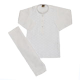 Boys Chicken Shalwar Suit - White, Kids, Boys Shalwar Kameez, Chase Value, Chase Value