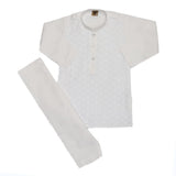 Boys Chicken Shalwar Suit - White, Kids, Boys Shalwar Kameez, Chase Value, Chase Value