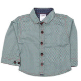 Newborn Full Sleeves Casual Shirt - Green, Kids, NB Boys Shirts And T-Shirts, Chase Value, Chase Value