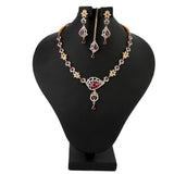 Women's Fancy Jewellery Set - Golden Maroon, Women, Jewellery Set, Chase Value, Chase Value