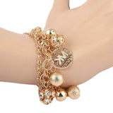 Women's Fancy Bracelet - Golden - test-store-for-chase-value