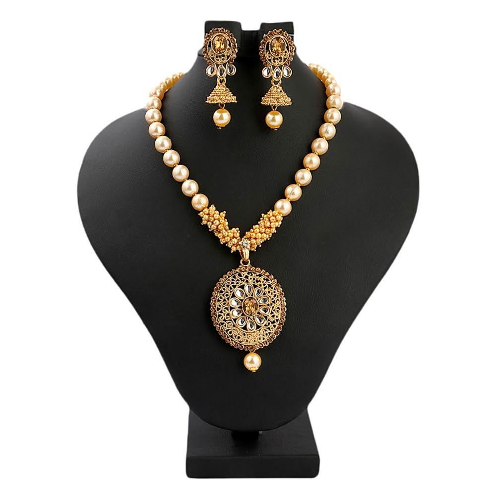 Women's Fancy Set - Golden Copper, Women, Jewellery Set, Chase Value, Chase Value