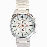 Men's Wrist Watch - White, Men, Watches, Chase Value, Chase Value