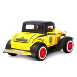 Friction Vintage Metal Car - Yellow, Kids, Non-Remote Control, Chase Value, Chase Value