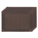 Table Mat with Runner - 7Pcs - Coffee, Home & Lifestyle, Mats, Chase Value, Chase Value