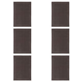 Table Mat - 6Pcs - Coffee, Home & Lifestyle, Mats, Chase Value, Chase Value