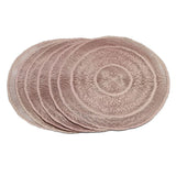 Table Mat Vinyl 6 Pcs Set - A - Copper, Home & Lifestyle, Mats, Chase Value, Chase Value