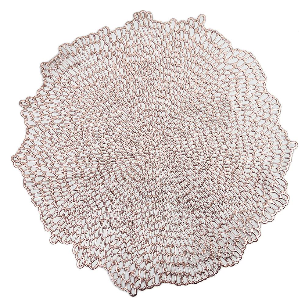 Table Mat Vinyl 6 Pcs Set - B - Copper, Home & Lifestyle, Mats, Chase Value, Chase Value